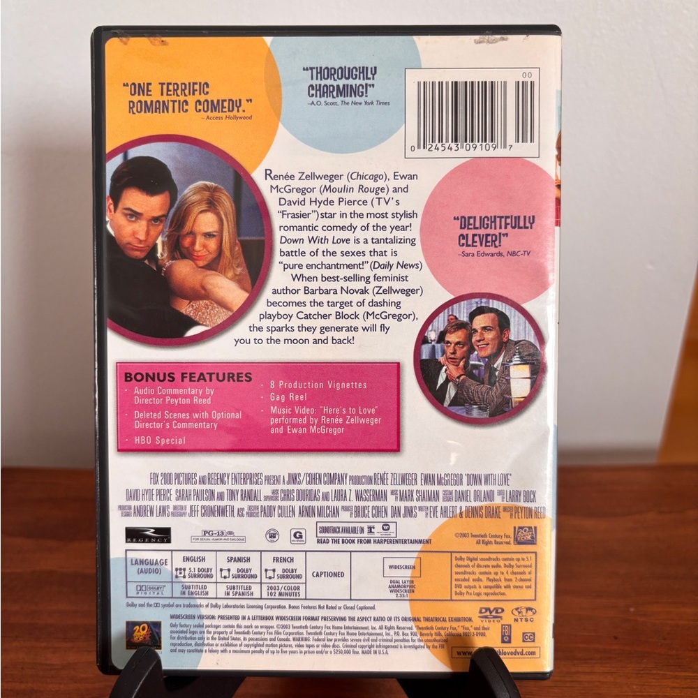 Down With Love DVD - Picture 2 of 4